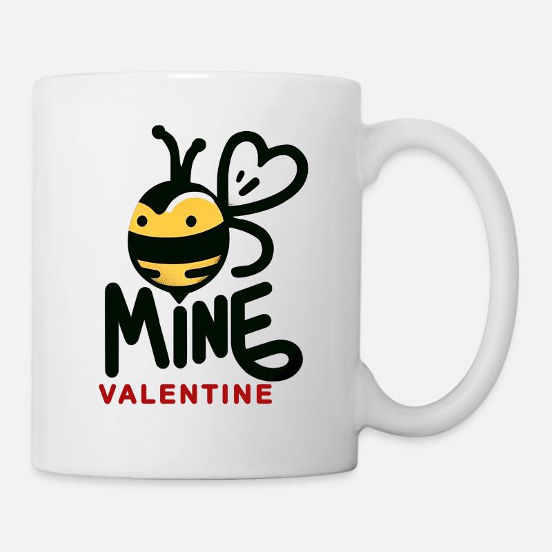 Bee-Loved Valentine - Tasse - Weiß