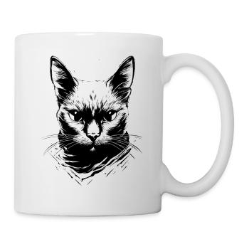 Black Cat - Mug - white - Right
