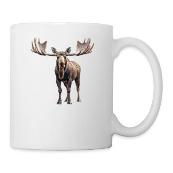Schweden Schwedischer Elch bestes Tier Geweih Hirsch Hirsch - Tasse - Weiß - Rechts
