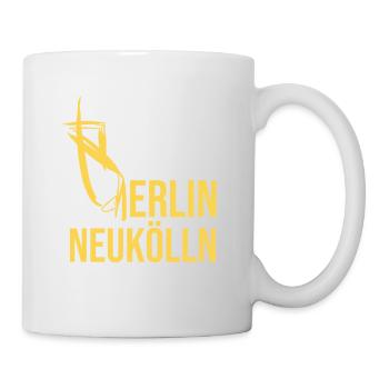 Berlin Neukölln T-Shirt - Tasse - Weiß - Rechts