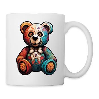 Teddybär / Kuscheltier / Stofftier / Geschenkidee - Tasse - Weiß - Rechts