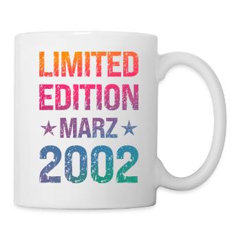 Fête d’anniversaire en édition limitée Vintage 2002 - Mug blanc - blanc - Droite