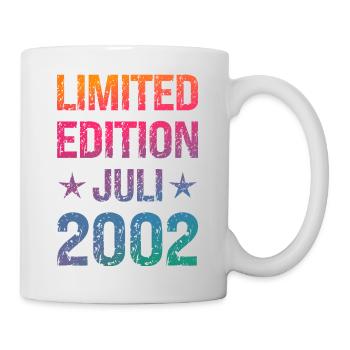 Fête d’anniversaire en édition limitée Vintage 2002 - Mug blanc - blanc - Droite