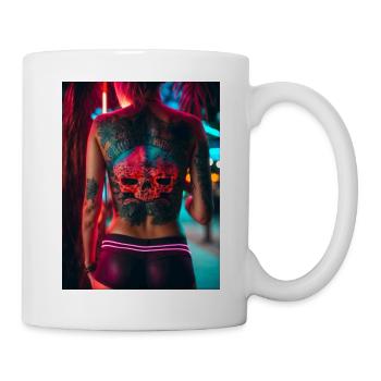 Summer Nights - Tasse - Weiß - Rechts