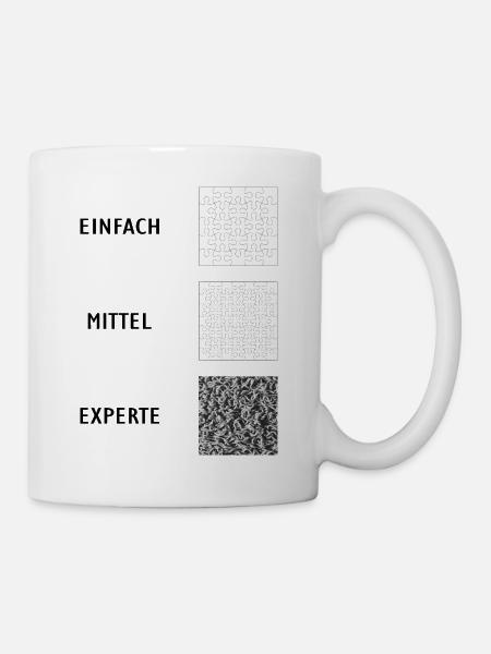 PUZZLESPAß! - Griller de - Tasse - Weiß