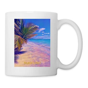 Beach vibes - Mug - white - Right