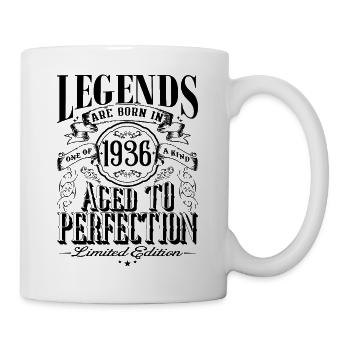 Vintage Born One Month 1936 Birthday - Mug - white - Right