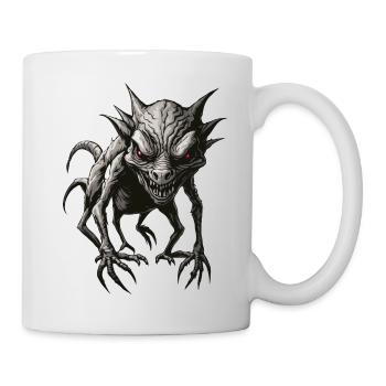 Chupacabra / Sucking Creature / Monster /Spain - Mug - white - Right