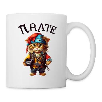 Pi day Pirate Cat - Mug - white - Right