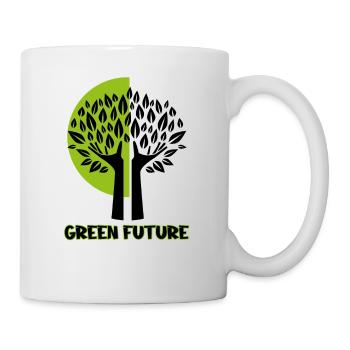 Avenir vert - Mug blanc - blanc - Droite