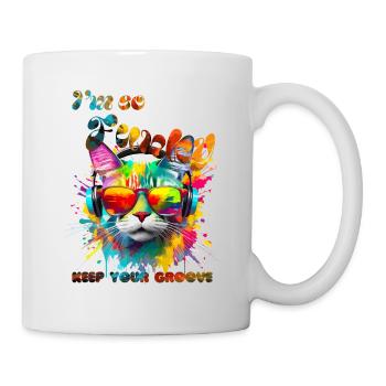 I'm so Funky. Keep your groove. Cat - Mug - white - Right