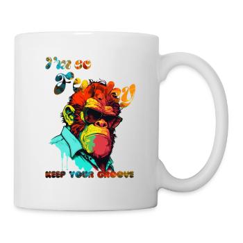 I'm so Funky. Keep your groove. Gorilla - Mug - white - Right