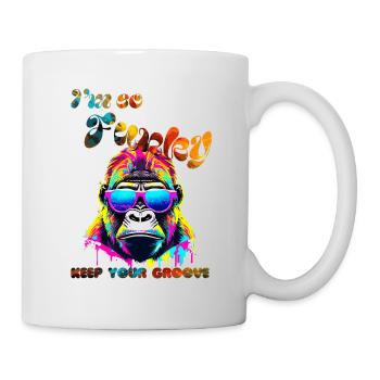 I'm so Funky. Keep your groove. Gorilla - Mug - white - Right