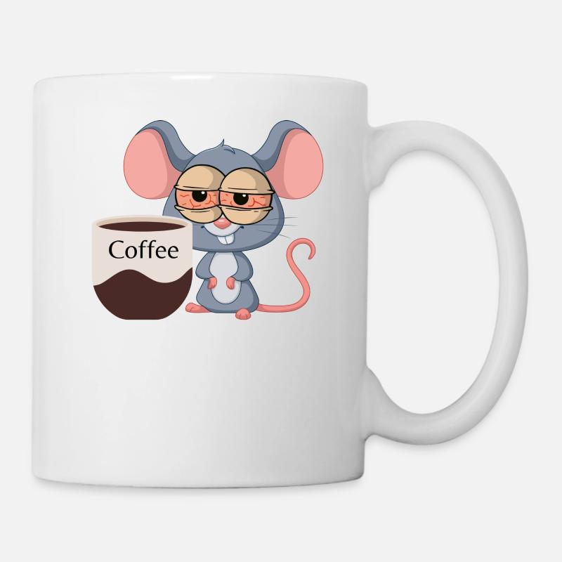 Kaffeemäuschen - Tasse - Weiß