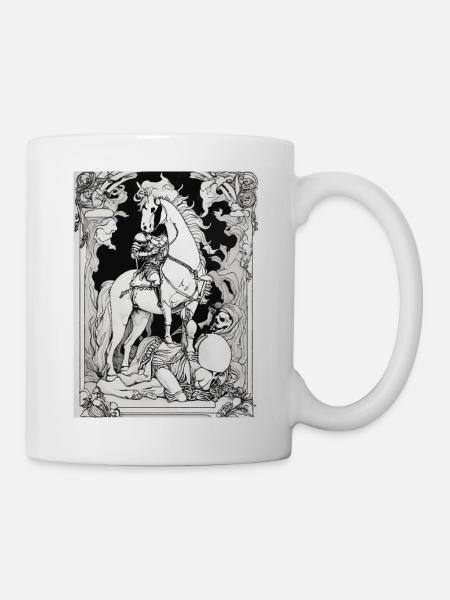 Der Tod auf einem Pferd - Tasse - Weiß