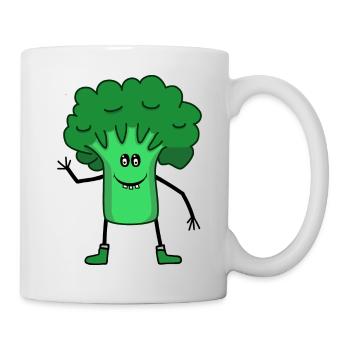 Brocoli, Légumes, Jardin, Cuisine, Repas Végétarien - Mug blanc - blanc - Droite