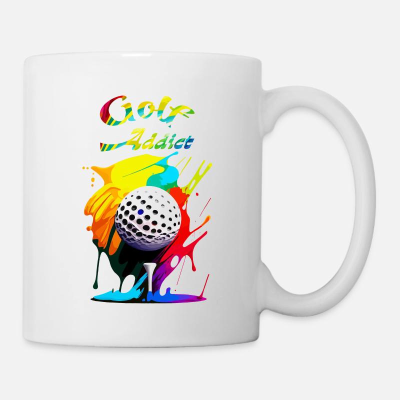 Golf addict - Mug blanc - blanc