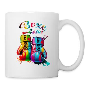 Boxe addict - Mug blanc - blanc - Droite