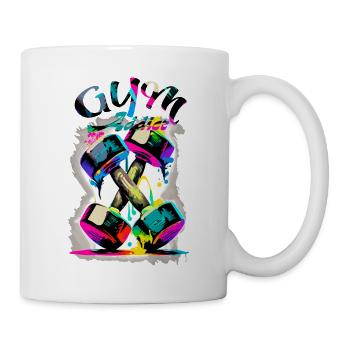 Gym addict - Mug - white - Right