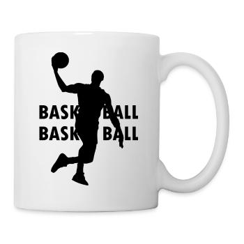 Basketball - Tasse - Weiß - Rechts