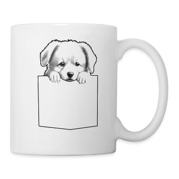 Puppy Puppy Dog Bag - Mug blanc - blanc - Droite