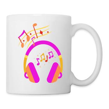 Persönliche Musik - Tasse - Weiß - Rechts