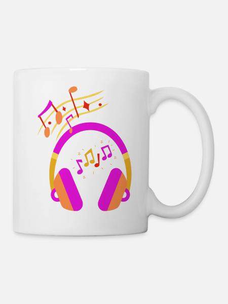 Persönliche Musik - Tasse - Weiß