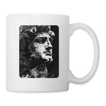 visage brisé d’une statue de marbre - Mug blanc - blanc - Droite
