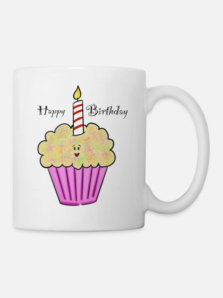 Cupcake - Tasse - Weiß