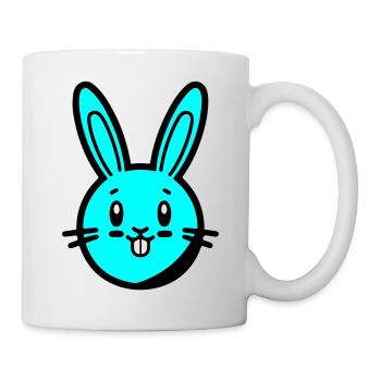 Hase Ostern - Tasse - Weiß - Rechts