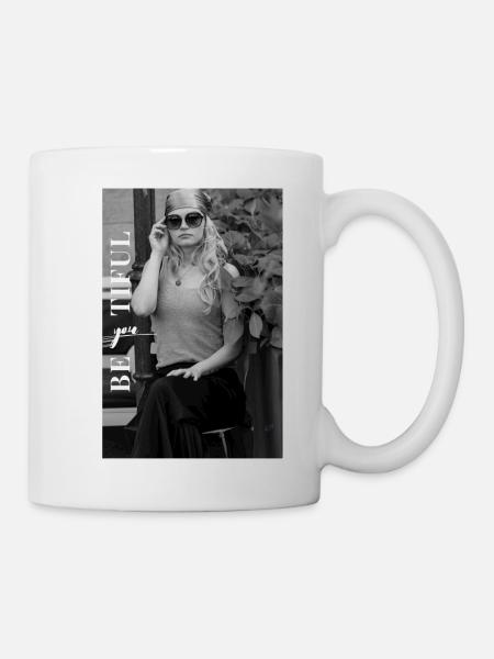 you beautiful - Mug - white