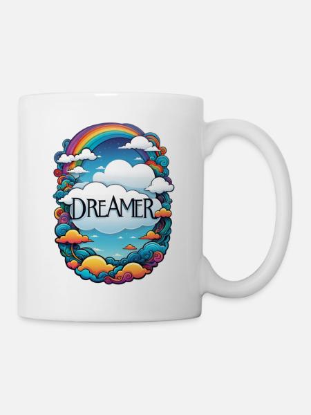 Träumer - Träumer - Träumer - Traum - Träumerei - Tasse - Weiß