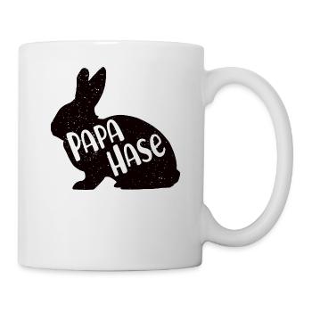 Hasenpapa Osterhase Bester Vater Ostern Hasen Papa - Tasse - Weiß - Rechts