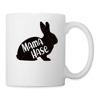 Hasenmama Osterhase Beste Mutter Ostern Hasen Mama - Tasse - Weiß - Rechts