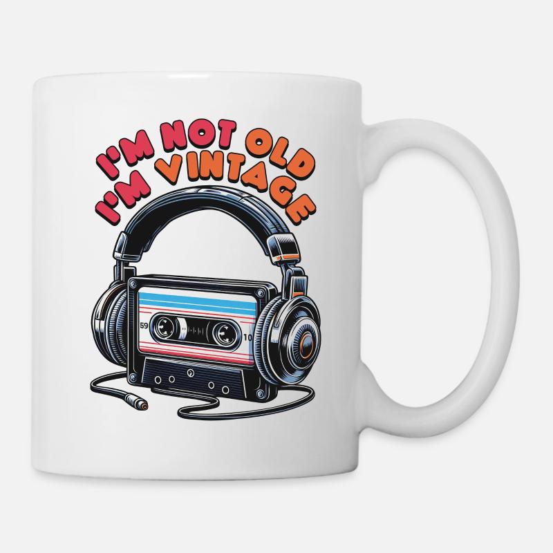 Retro Funny I'm Not Old I'm Vintage - Mug - white