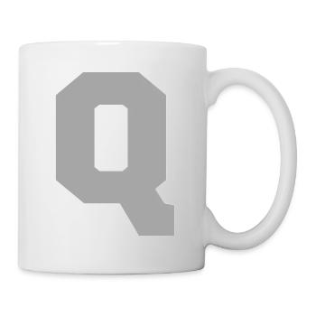Buchstabe q Sport - Tasse - Weiß - Rechts