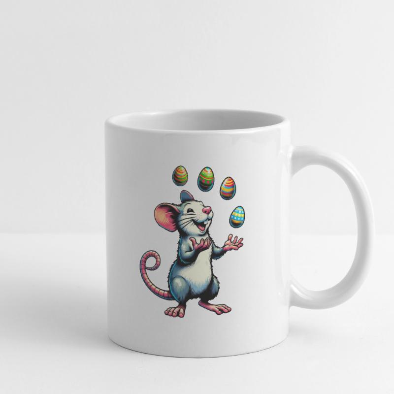 Easter Mouse & Rat with Easter Eggs Mug