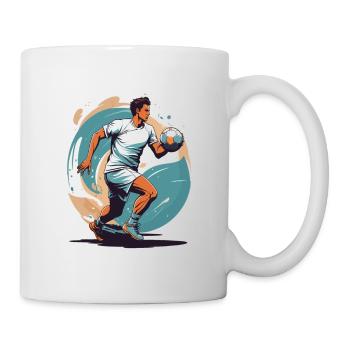 Handball Player Streetwear Iconic Style Design - Mug - white - Right