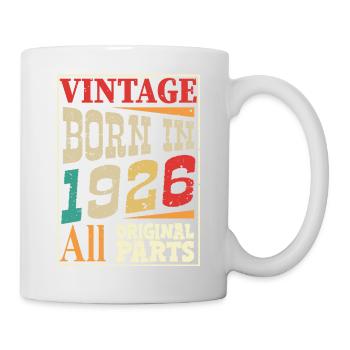 Vintage born in 1926 - Original parts - Mug blanc - blanc - Droite