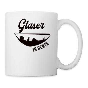 Glaser in Rente Rentenbeginn Glaserei Meister Chef - Tasse - Weiß - Rechts