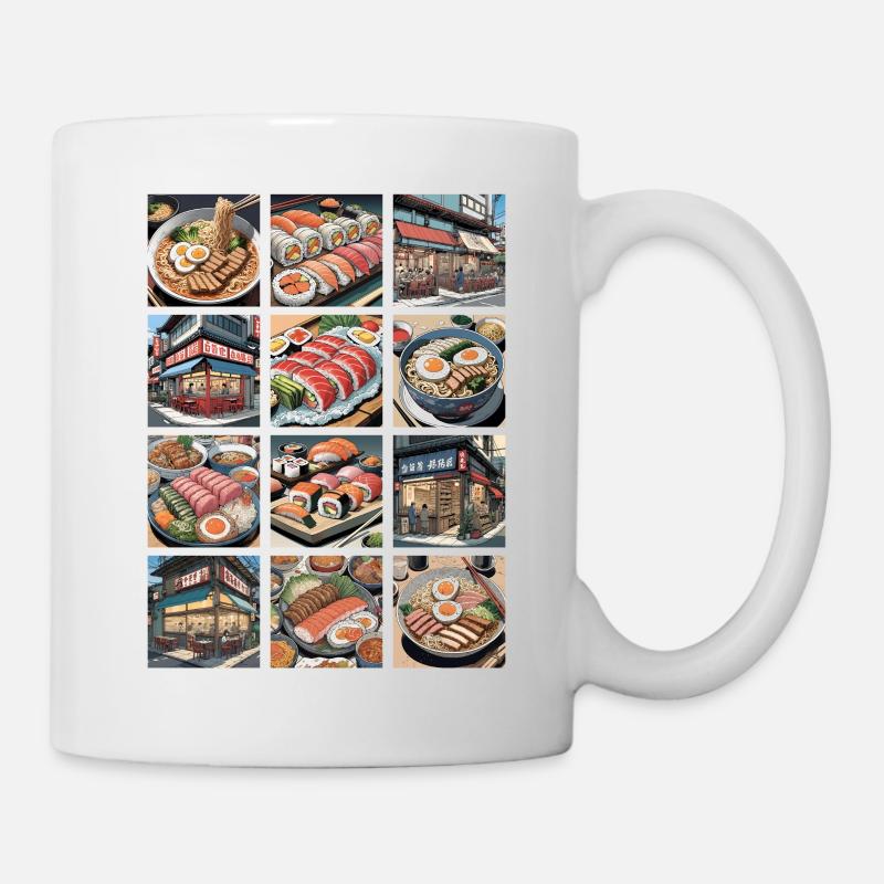 Mélange à sushi - Mug blanc - blanc