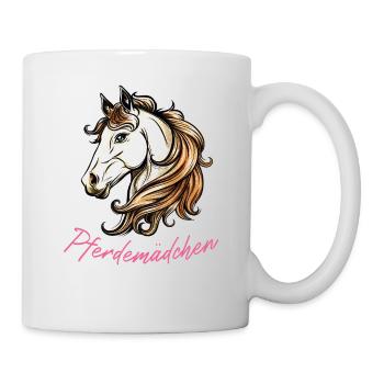 Chevaux Fille, Chevaux Petite Amie, Chevaux Fan - Mug blanc - blanc - Droite
