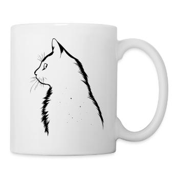 Cat, Cat Motif - Mug - white - Right