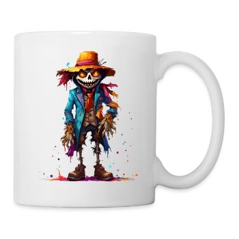 Vogelscheuche / Erntehelfer / Maisfeld / Feld - Tasse - Weiß - Rechts