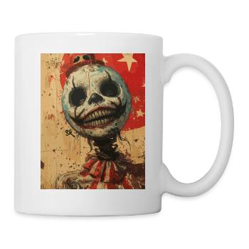 The Horror Clown - Horrormotiv - Tasse - Weiß - Rechts