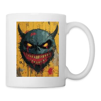The Dark Devil - Horrormotiv - Tasse - Weiß - Rechts