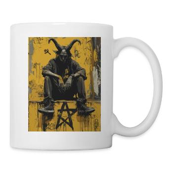 The Devil - Teufel, Horrormotiv - Tasse - Weiß - Rechts