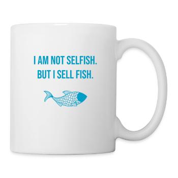 Fischverkäufer Geschenke - Tasse - Weiß - Rechts