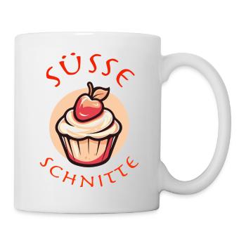 Suesse Schnitte - Tasse - Weiß - Rechts