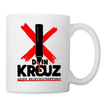 Your cross against the right - Mug - white - Right